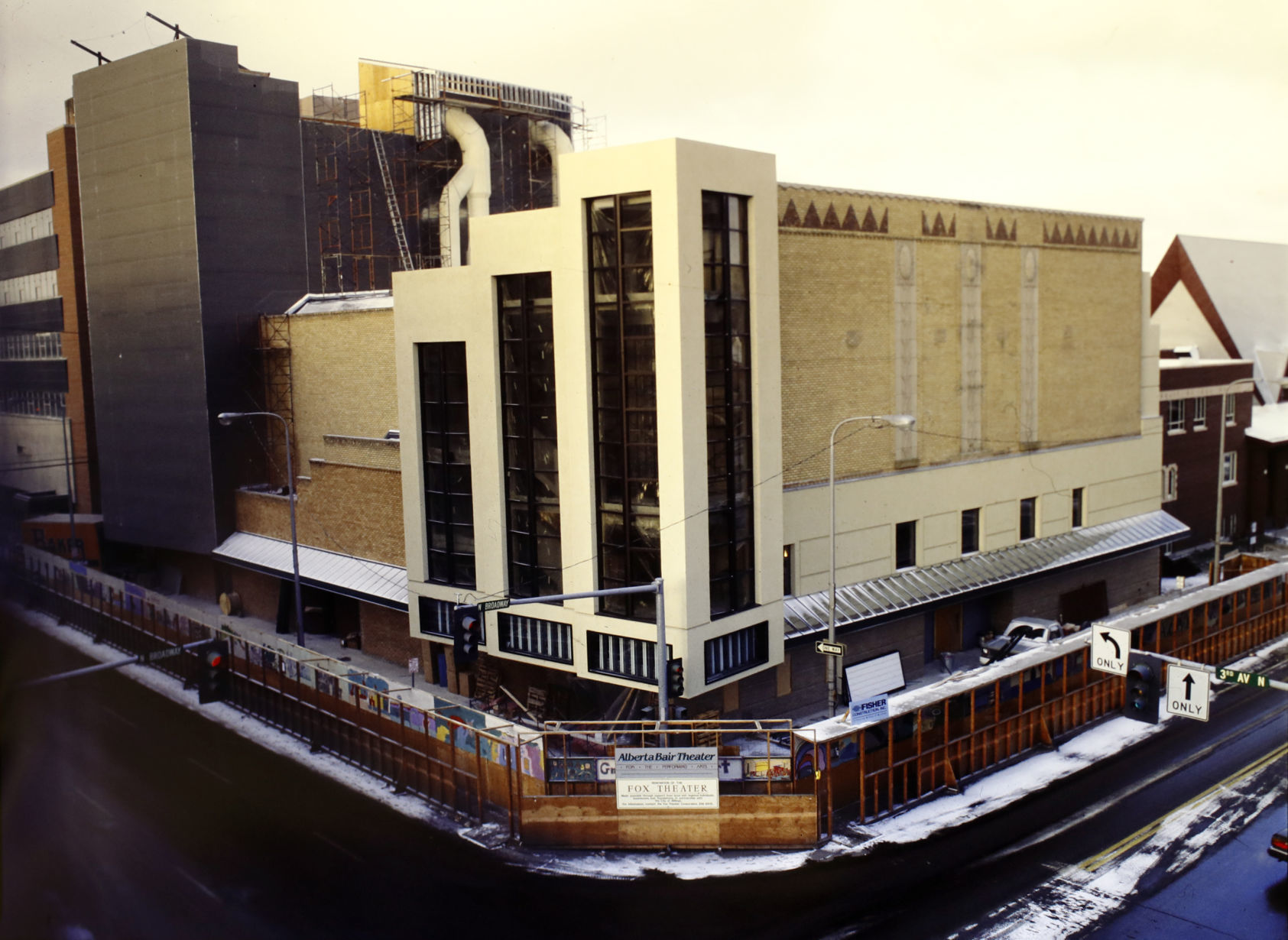 Alberta Bair Theater expansion, 1987